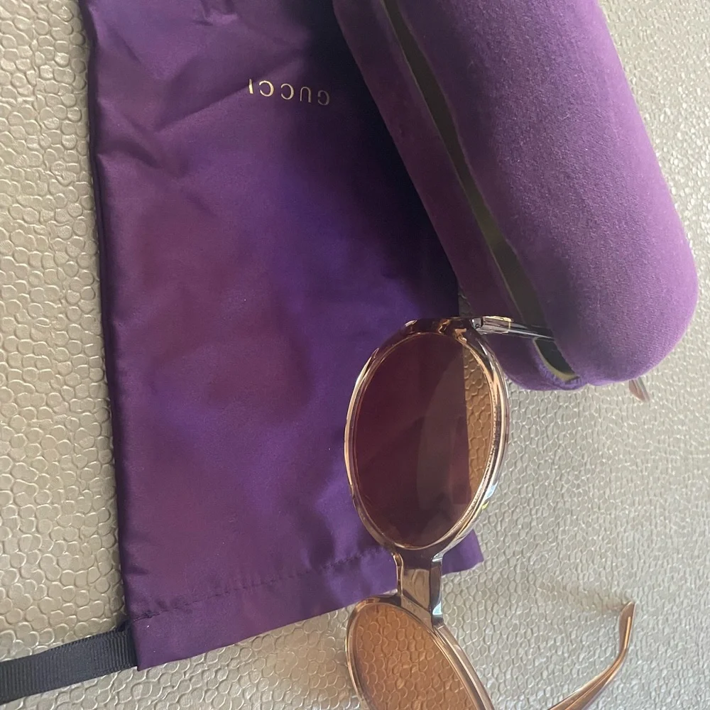 Gucci Sunglasses GG 0954 S 005  Beige Frames, Orange Lenses. 2022 collec… - Picture 3 of 7